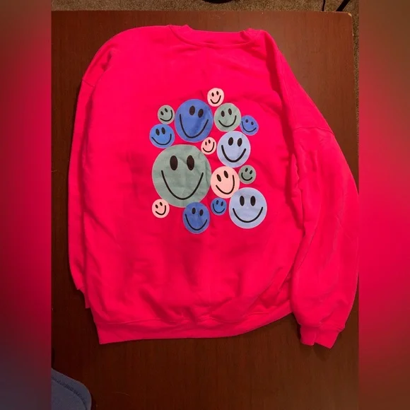 Pink Lily Vibrant Pink Sweatshirt - Picture 6 of 7